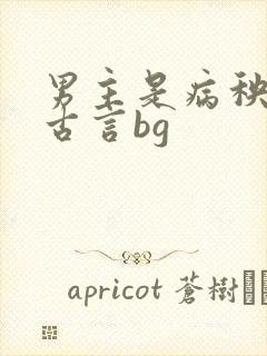 男主是病秧子 古言bg