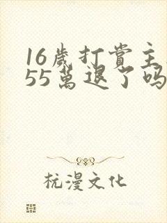 16岁打赏主播55万退了吗封面