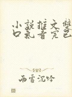 小说推文双男一口气看完已完结