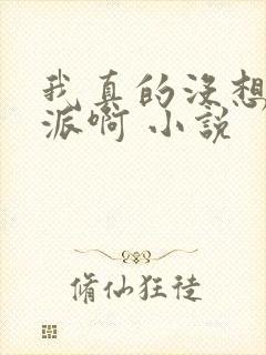 我真的没想当反派啊 小说