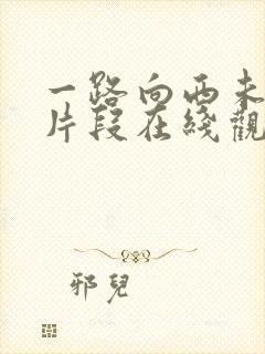 一路向西未删减片段在线观看