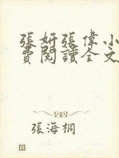 张妍张伟小说免费阅读全文封面