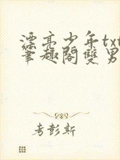 漂亮少年txt笔趣阁双男主