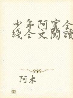 少年阿宾全文在线全文阅读