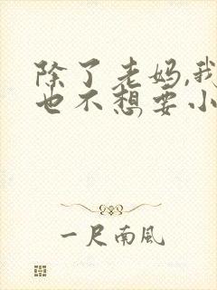 除了老妈,我谁也不想要小说免费阅读