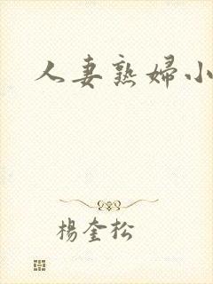 人妻熟妇小说封面