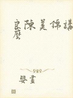 良陈美锦讲的什么