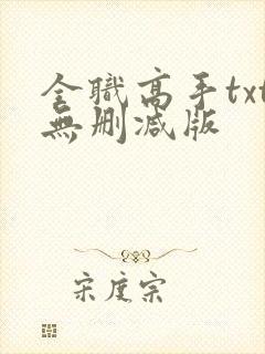 全职高手txt无删减版