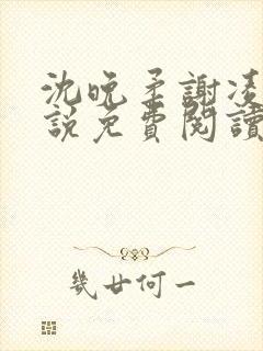 沈晚柔谢凌安小说免费阅读最新章节