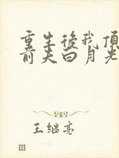 重生后我顶替了前夫白月光九九月著封面