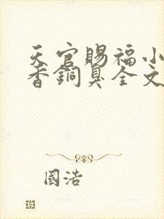 天官赐福小说墨香铜臭全文免费阅读封面