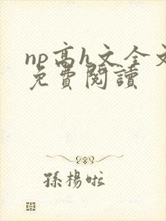 np高h文全文免费阅读