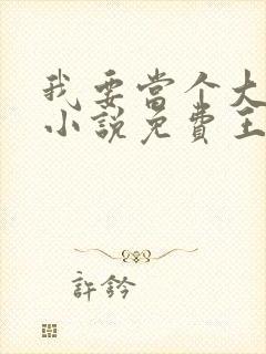 我要当个大坏蛋小说免费王亿