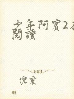 少年阿宾2在线阅读