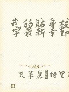 我的贴身校花唐宇最新章节