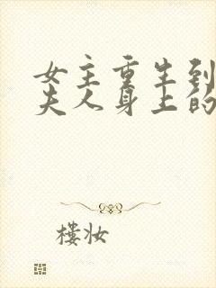 女主重生到总裁夫人身上的小说