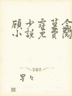 顾少霆莫念初的小说免费阅读