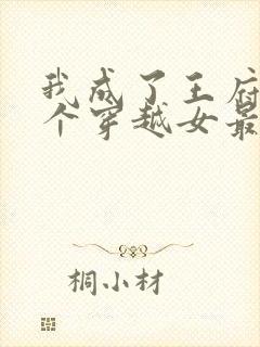 我成了王府第肆个穿越女最新章节在线阅读