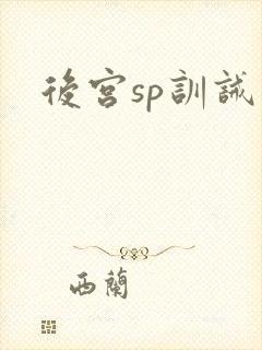 后宫sp训诫文封面