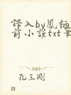锋入by凤栖堂前小说txt笔趣阁