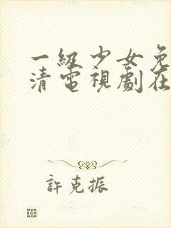 一级少女免费高清电视剧在线观看