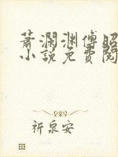 萧澜渊傅昭宁的小说免费阅读