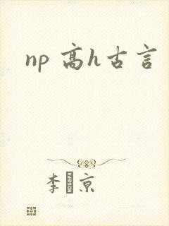 np 高h古言封面