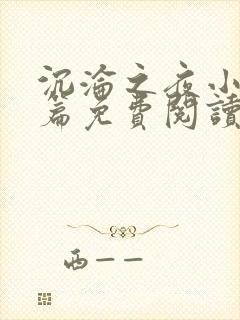 沉沦之夜小说全篇免费阅读