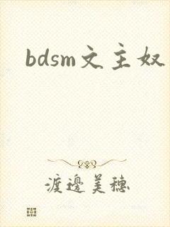 bdsm文主奴