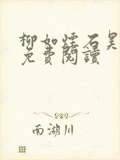 柳如烟石昊小说免费阅读