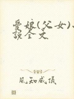 爱娘(父女)小说全文封面