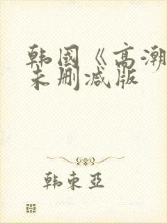韩国《高潮3》未删减版