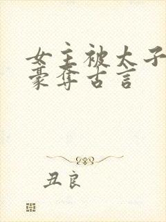 女主被太子强取豪夺古言