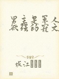 男主是军人占有欲强的宠文