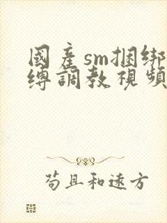 国产sm捆绑束缚调教视频