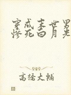 穿成末世男主的惨死白月光