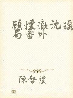 顾怀澈沈瑶大结局番外