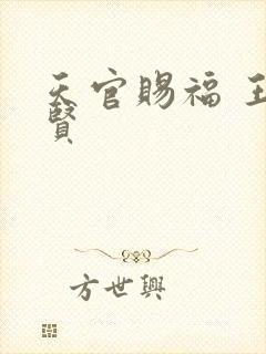 天官赐福 王祖贤