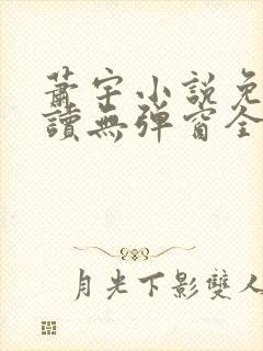 萧宇小说免费阅读无弹窗全文