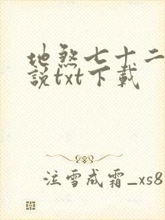 地煞七十二变小说txt下载