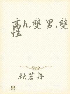 高h,双男,双性封面