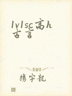 1v1sc高h古言封面
