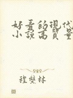 好看的现代言情小说高质量文笔好