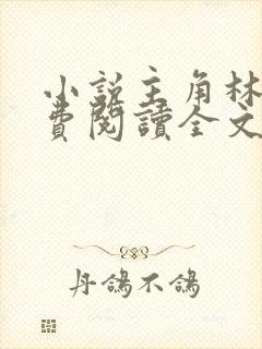 小说主角林峰免费阅读全文最新章节