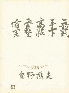 偷香高手无删减完整版下载小说