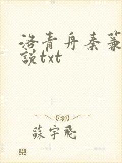 洛青舟秦蒹葭小说txt