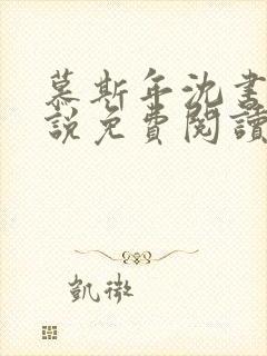 慕斯年沈书意小说免费阅读最新章节封面