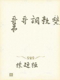 哥哥调教双性弟弟封面