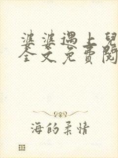 婆婆遇上儿媳妇全文免费阅读 小说在线阅读封面