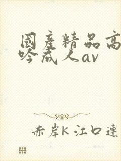 国产精品高潮呻吟成人av